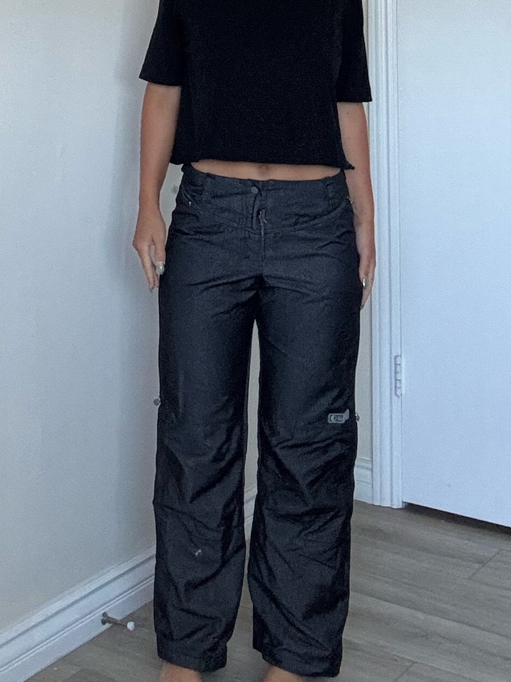 Black Dot Dark Grey Pant